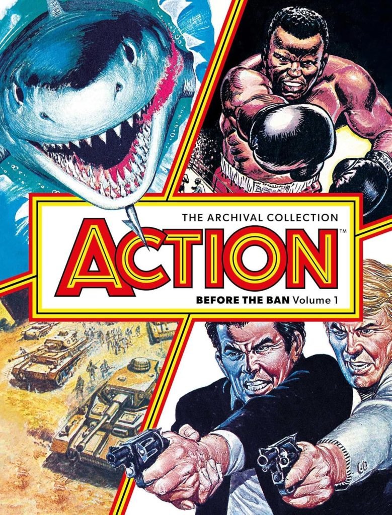 Rebellion's Vol 1 of The Archival Collection Action Before The Ban, to celebrate the 50th Anniversary of the comic in 2026