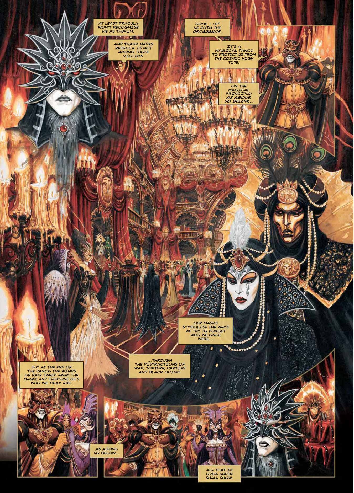 Panel from Requiem 4: Vampires Ball