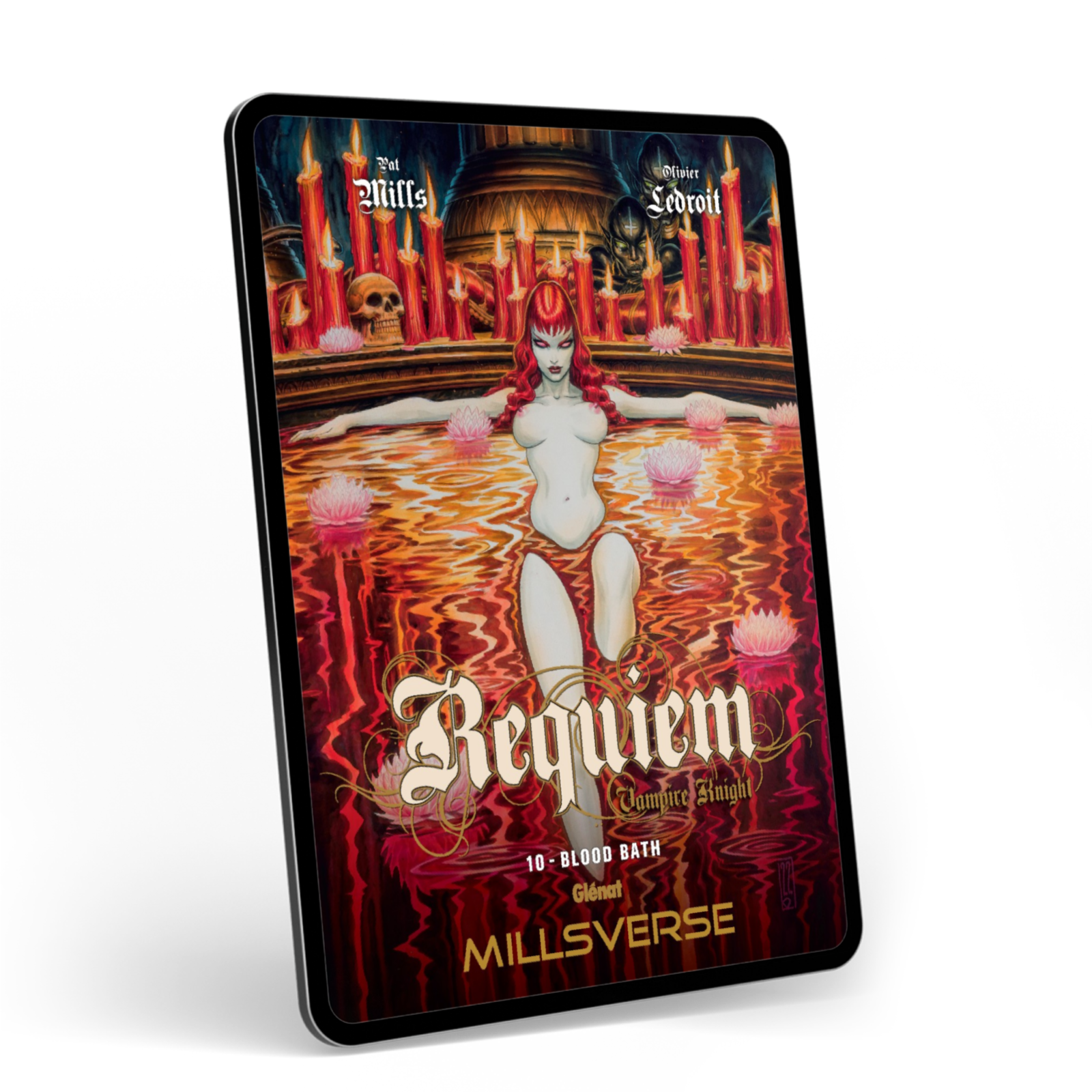Requiem 10: Blood Bath displayed on a tablet