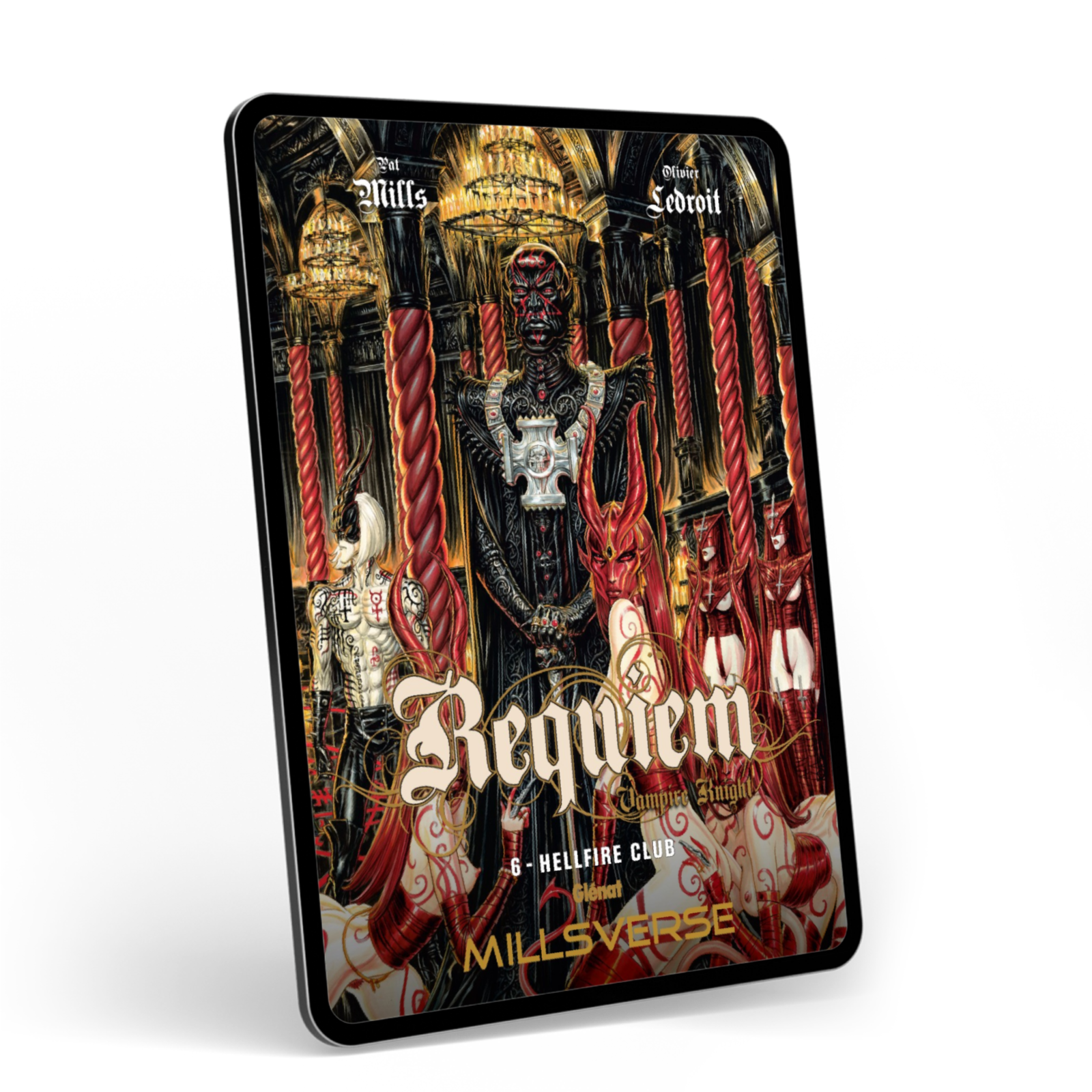 Requiem 6: Hellfire Club displayed on a tablet