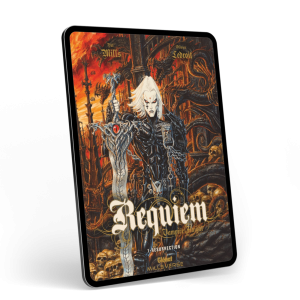 Requiem 1: Resurrection displayed on a tablet