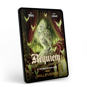 Requiem 8: The Queen of Dead Souls displayed on a tablet