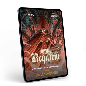 Requiem 7: Sisters of the Convent of Blood displayed on a tablet