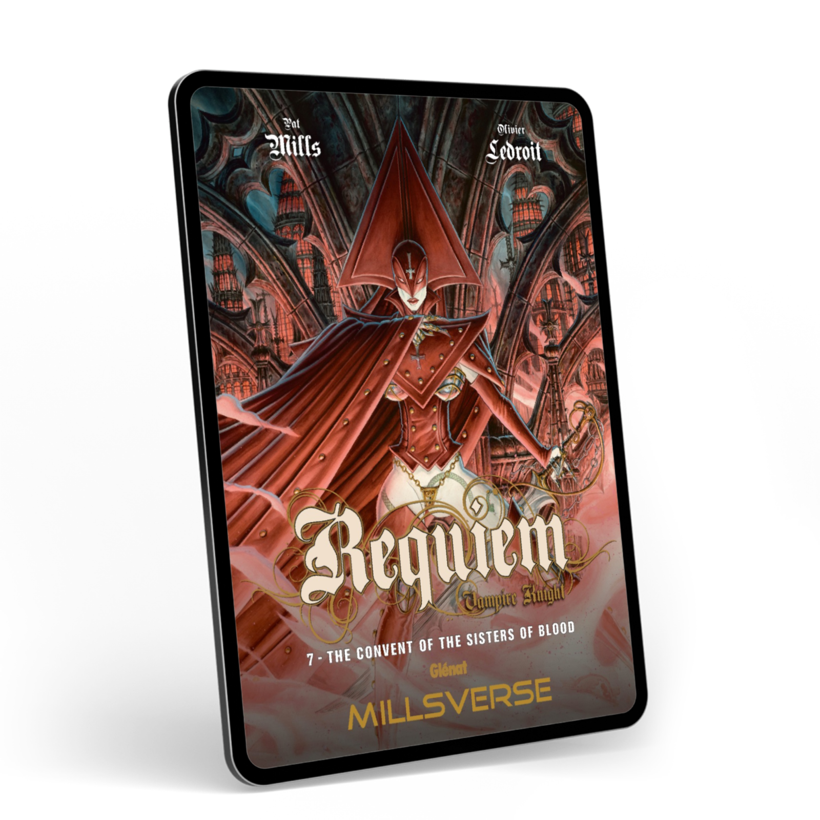 Requiem 7: Sisters of the Convent of Blood displayed on a tablet